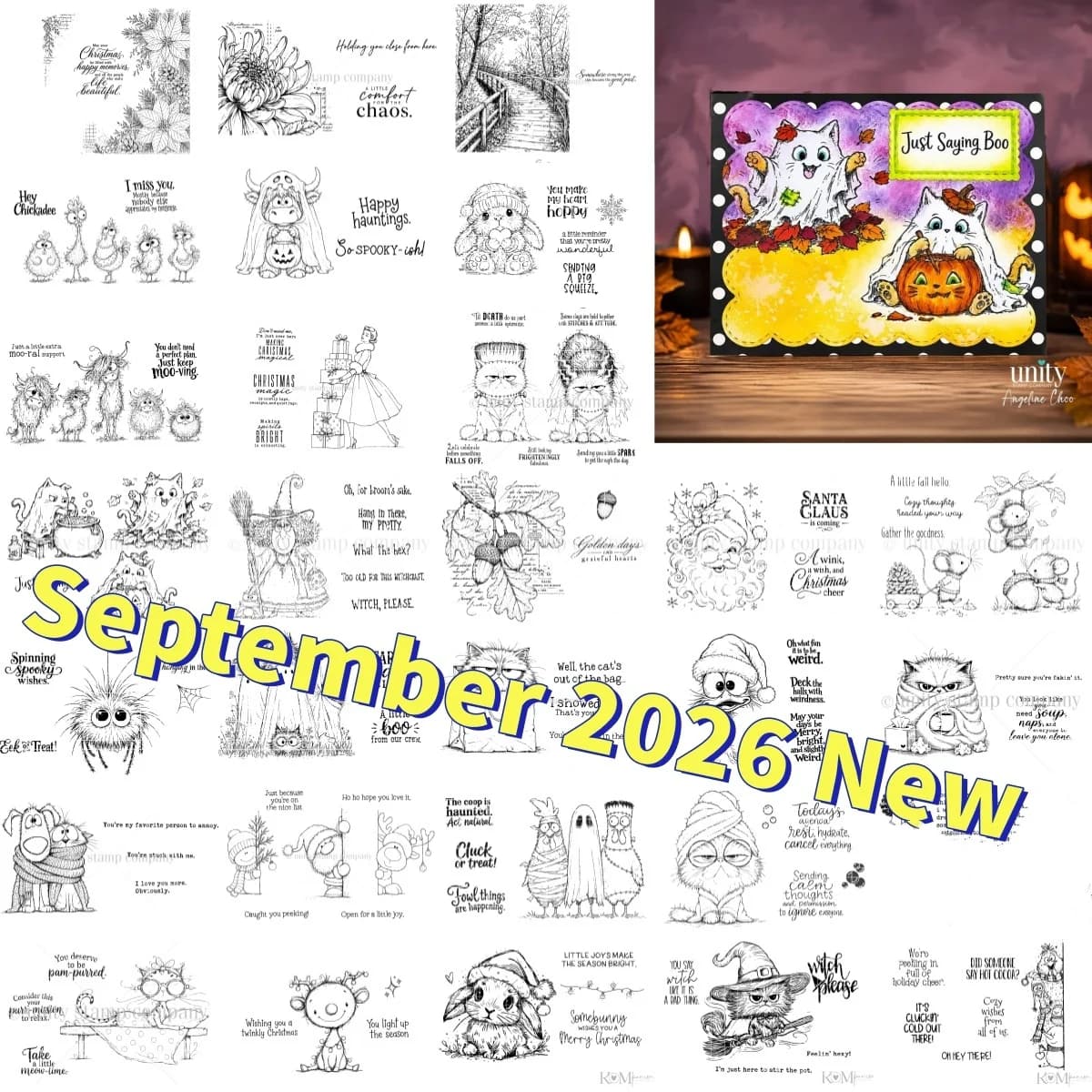 Christmas Halloween Fall Holiday Santa Clear Stamps For DIY Greeting Card Scrapbook Craft Decoration Handmade September 2026 New