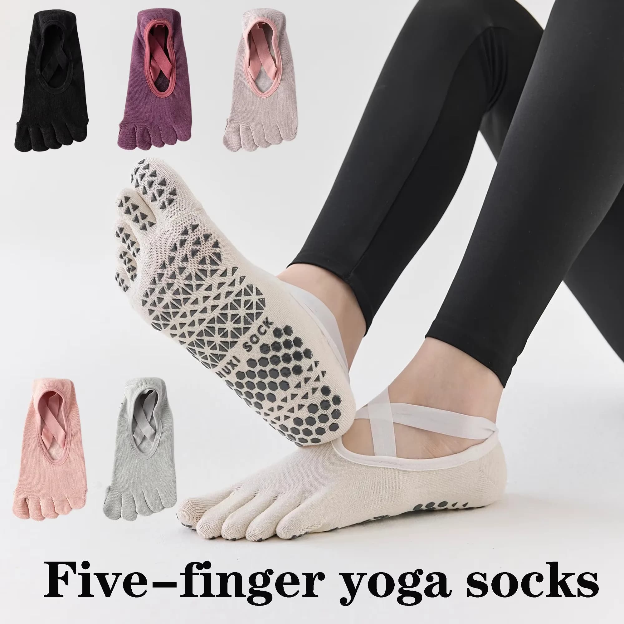 Yoga Socks for Women, Professional Sports Socks for Pilates and Indoor Fitness