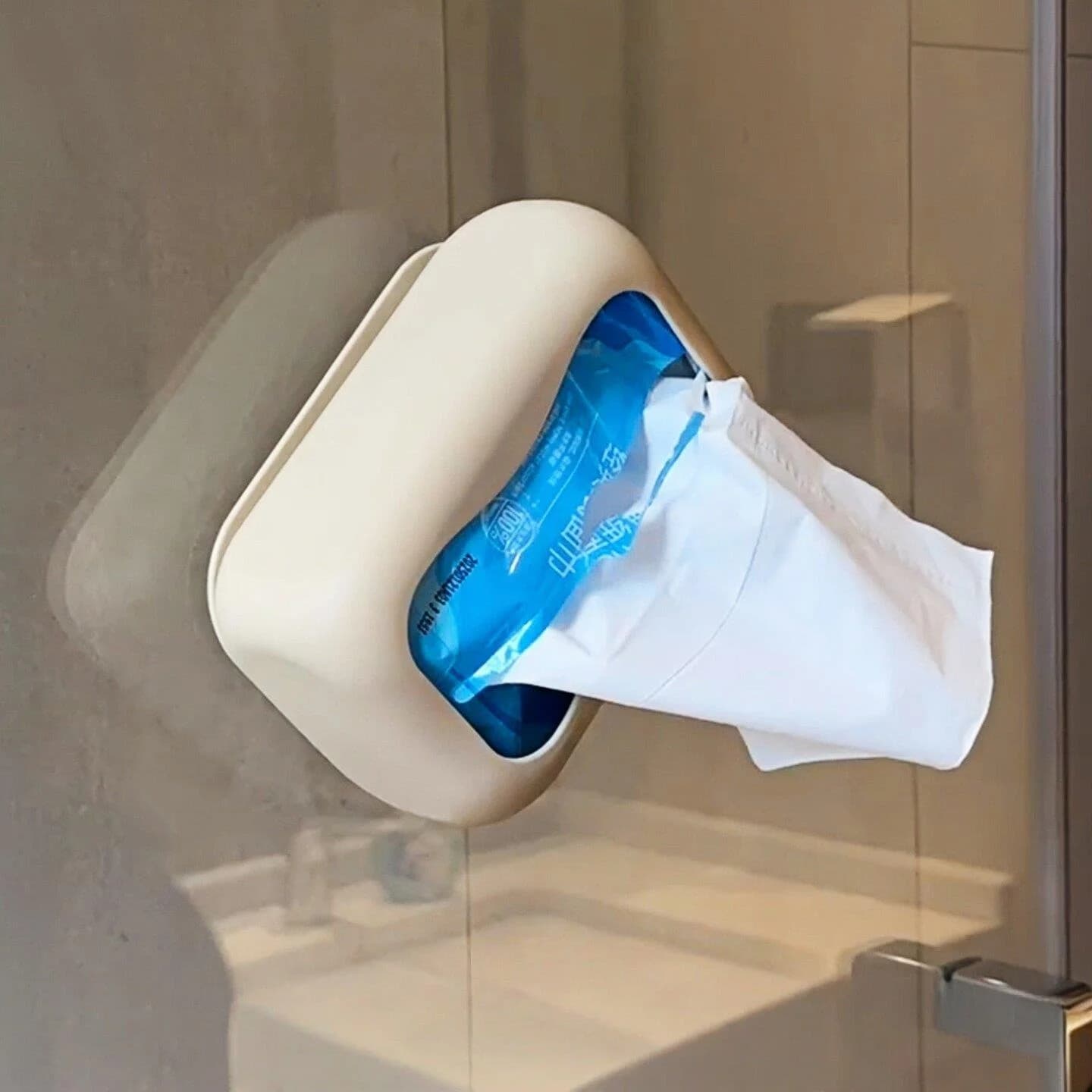 Silicone Absorbent Toilet Paper Box Multi-Functional Creative Living Room Face Towel Holder Bathroom Organizer Household Storage