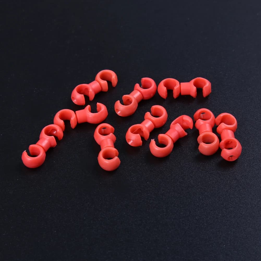 Clip per Cavi Freno Bicicletta Stile S, Clip per Cavi in Plastica Leggera, Accessori per Bici a Scatto Fisso