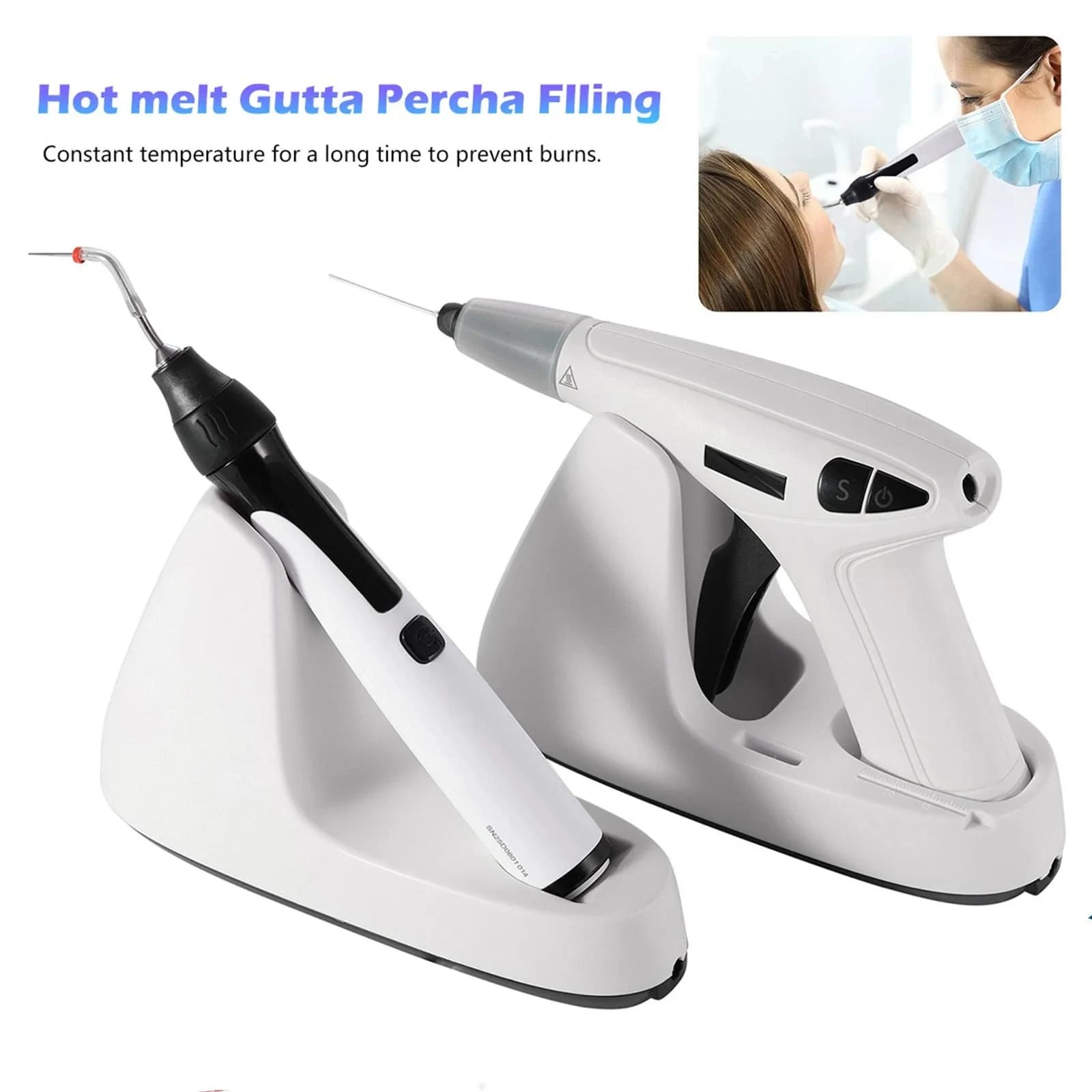 Per Woodpecker Dental Endo Gutta Perca Sistema di otturazione Penna per pistola riscaldata senza fili per canale radicolare