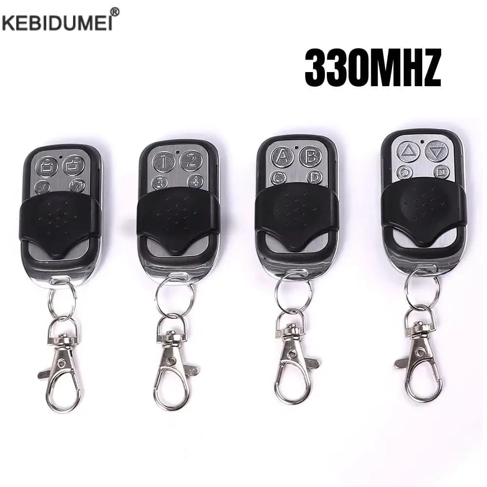 4 pulsanti telecomando 330MHZ cancello garage apriporta duplicatore copia telecomando 330MHZ clone clonazione codice auto
