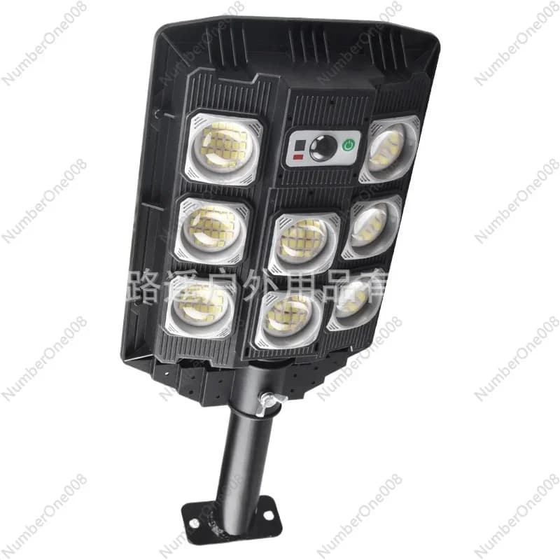 Lampada Stradale LED Solare 100W, Lampada da Esterno con Sensore di Movimento per Giardino e Vialetti, Impermeabile IP65