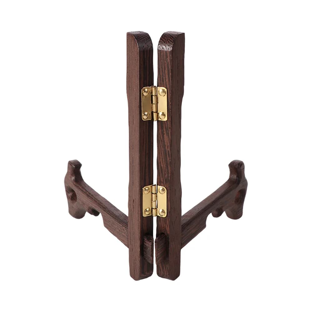 Kitchen Picture Bracket Decoration Wooden Photo Frame Stand Easels Plate Holder Display Stand