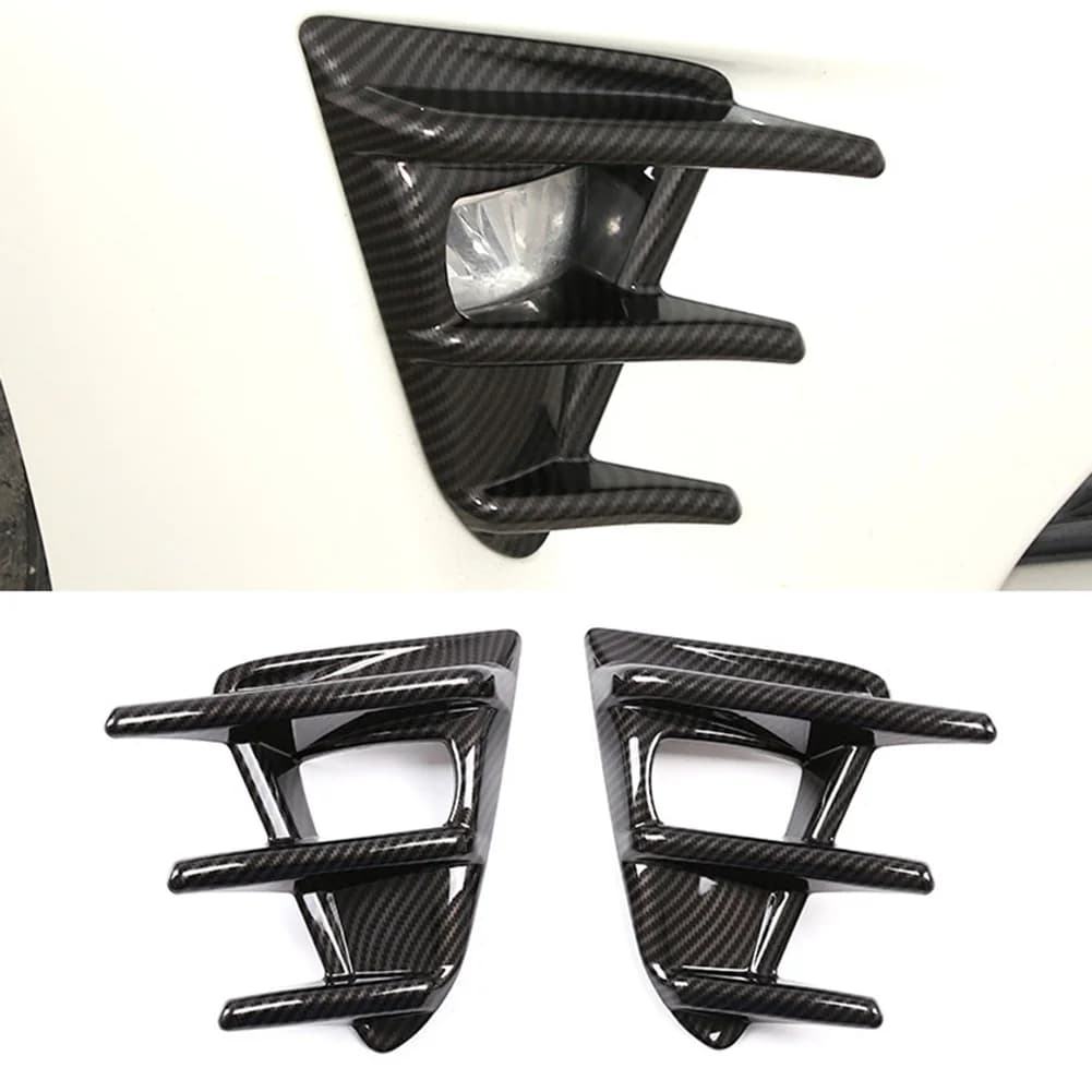 Auto Esterno Aggiornamento In Fibra di Carbonio Fendinebbia Lunetta Anteriore Nebbia Trim Facile Installazione Per Toyota 86 GT86 2016-2020