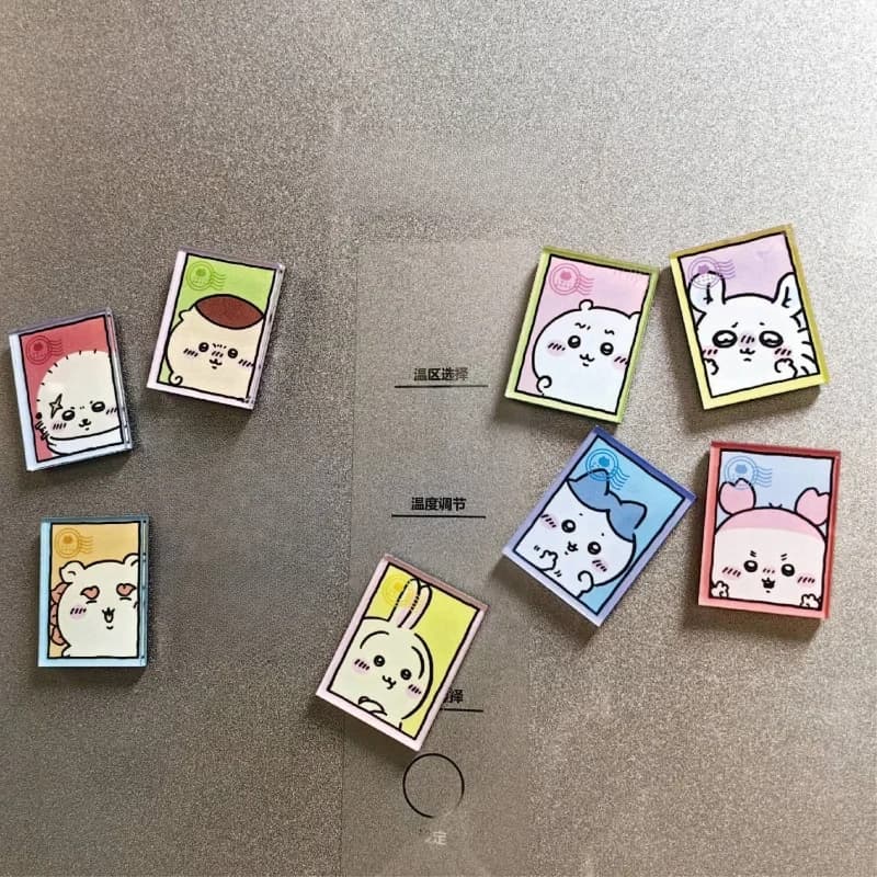 Chiikawa Hachiware Usagi Kawaii Anime Cartoon Refrigerator Magnet Cute Magnetic Stickers Decoration Creativity Tile Good Looks