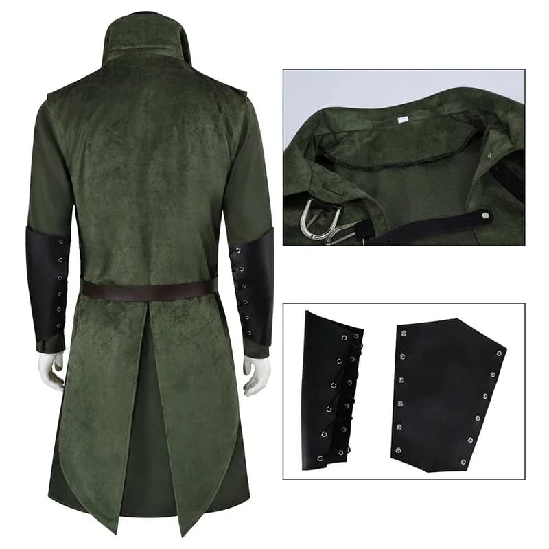 LKO Fantasia Medieval Elf Thranduil Cosplay Clothing Movie Lorded Rings Men Disfraz Costume Male Halloween Carnival Clothe