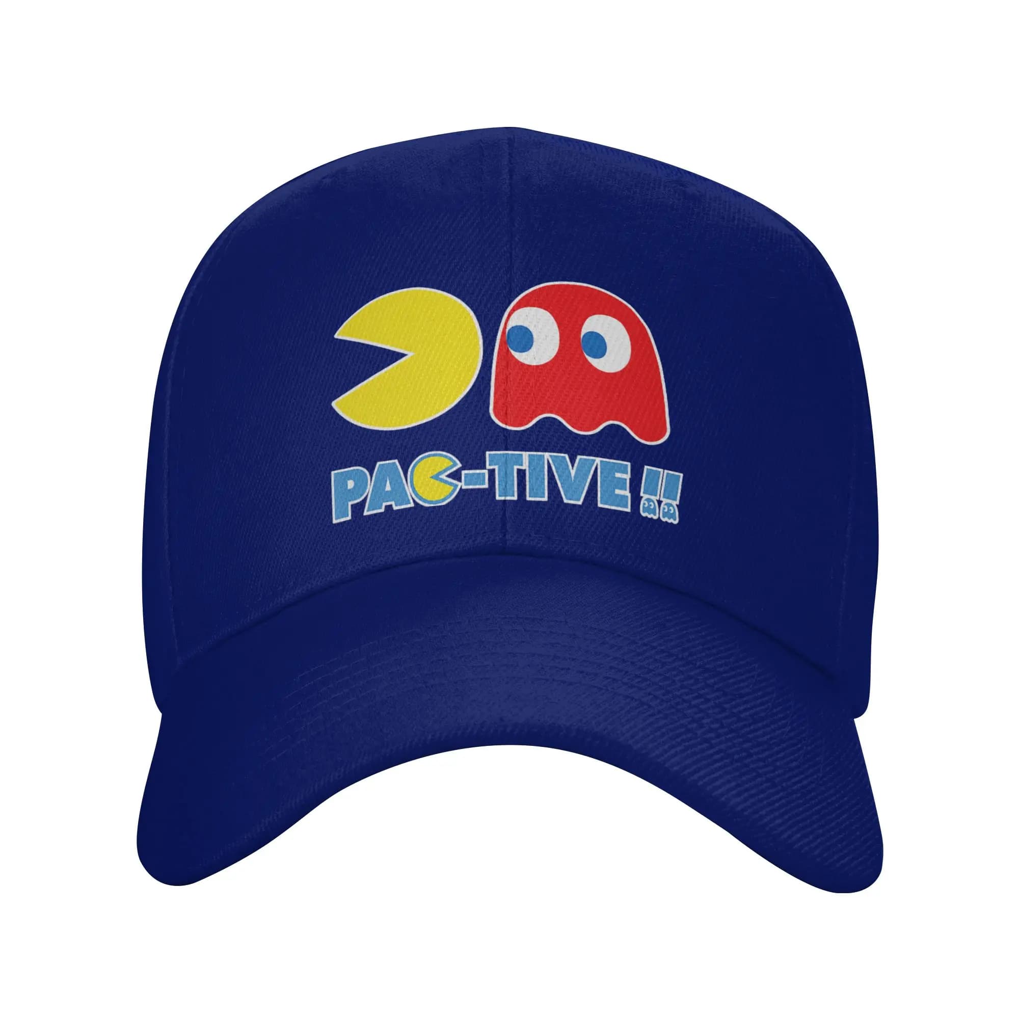 PAC Man Game Gamer Sun Baseball Cap Summer Women Men Print Hip Hop Hats Wholesale Classic Running Hippie Baseball Caps
