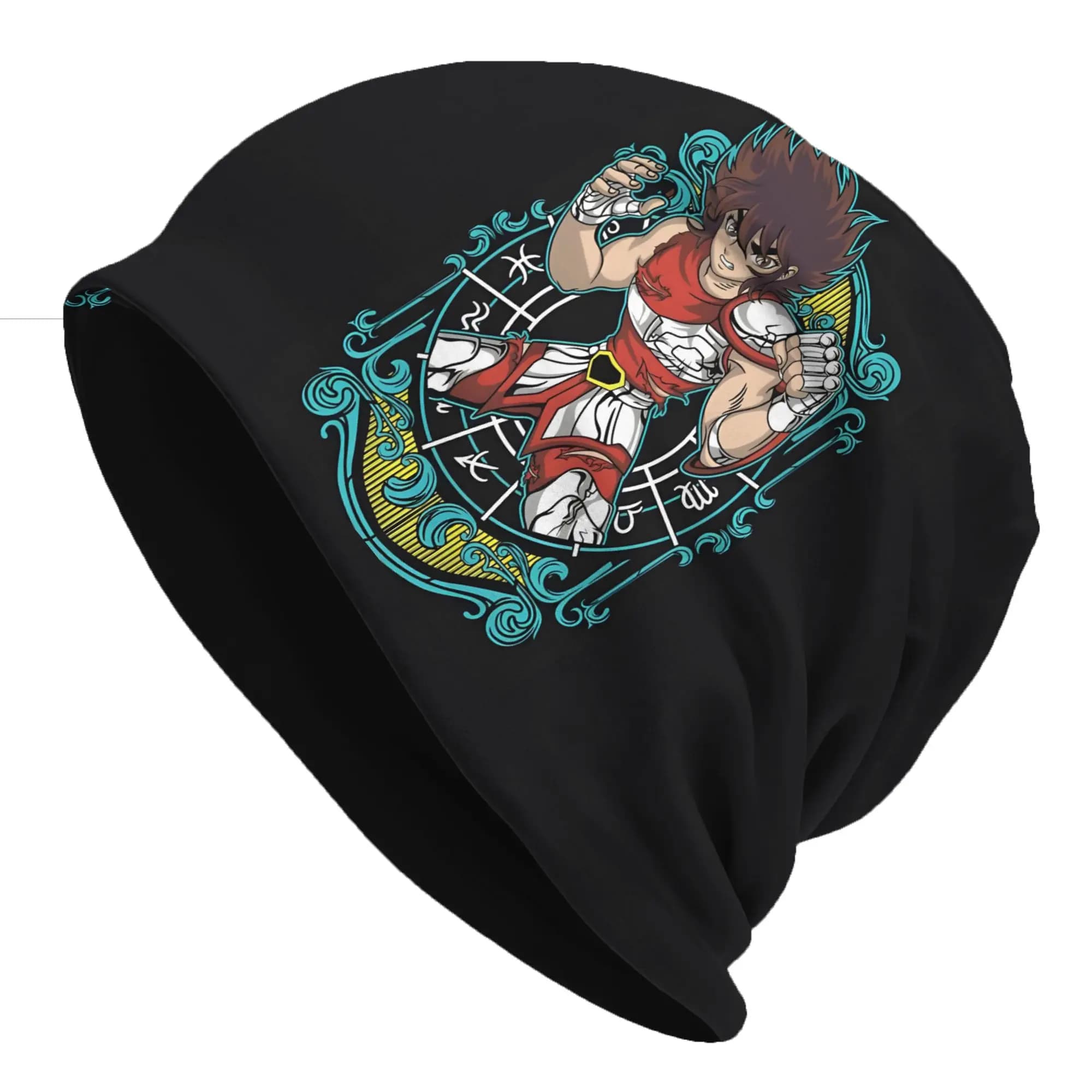 Bandai y2k Skullies Beanies Caps Saint Seiya Seiya Thin Hat Bonnet Hats Men Women's Unisex Ski Cap