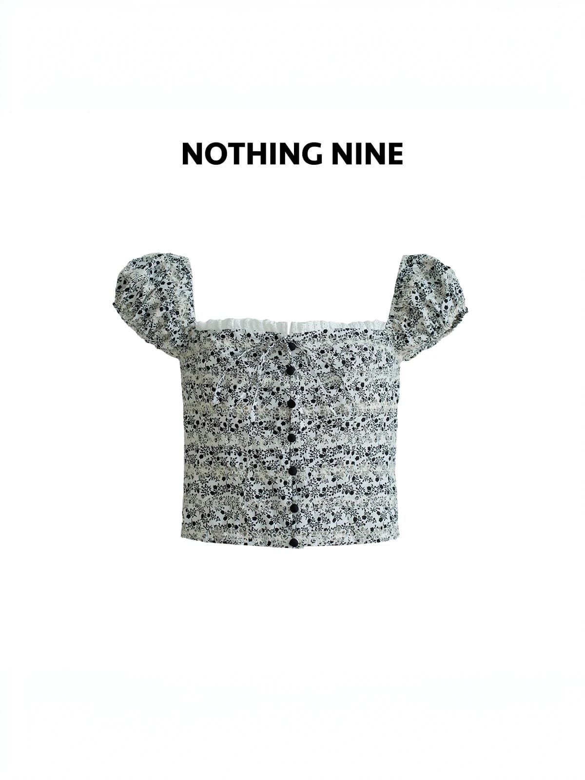 Top a Tubo Estivo con Stampa Floreale Nothing Nine, Camicetta Casual per Donne, Abbigliamento Estivo alla Moda