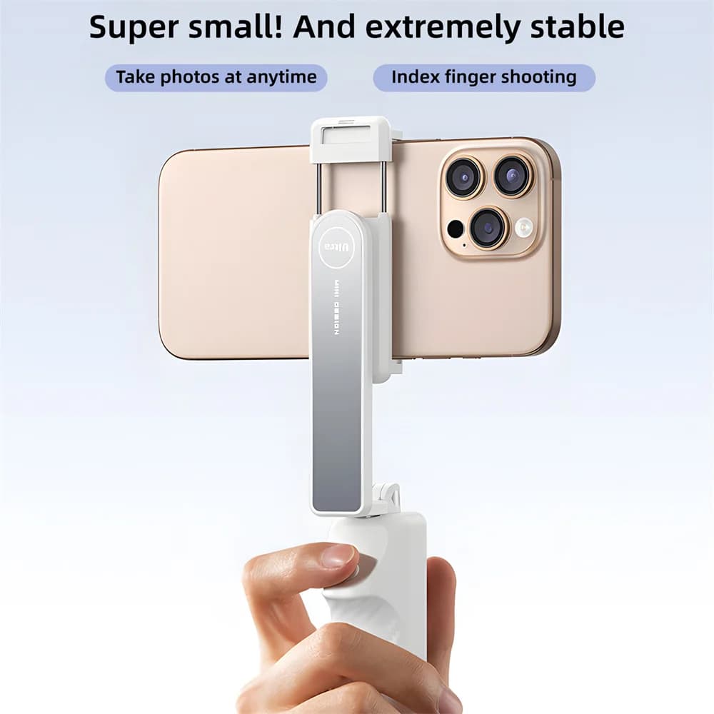Supporto per telefono selfie stick da 68 cm con mini treppiede Telecomando Bluetooth Asta in alluminio ruotabile a 360 gradi per video in streaming live
