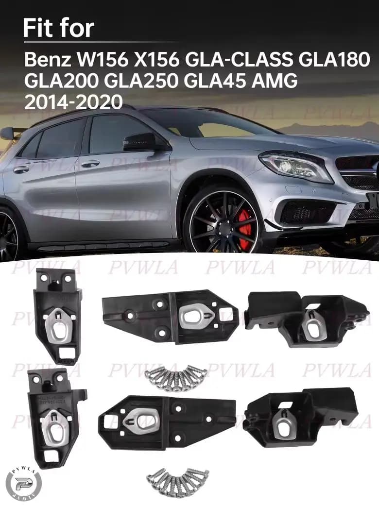 Headlight Bracket HeadLamp Repair Kit For Benz W156 X156 GLA-CLASS GLA180 GLA200 GLA250 GLA45 AMG 2014 2015-2020 1568201500