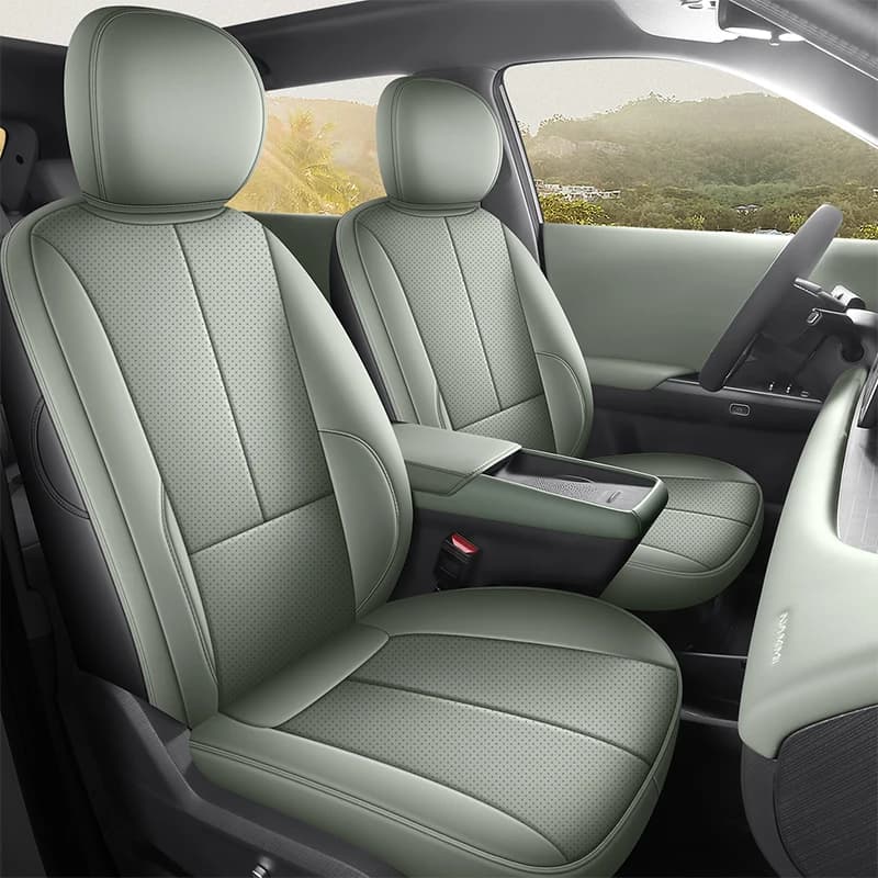 5 Seats Full Surround Leather Car Seat Covers Fit Dongfeng Vigo Nammi 06 Waterproof Anti-slip Comfort Auto Seat Protector