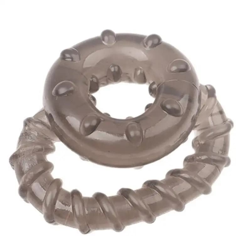 Anello per pene maschile con blocco del liquido seminale, anello per erezione a doppio effetto ritardante, massaggio a frizione, stimolazione, giocattoli sessuali per coppie, per uomo