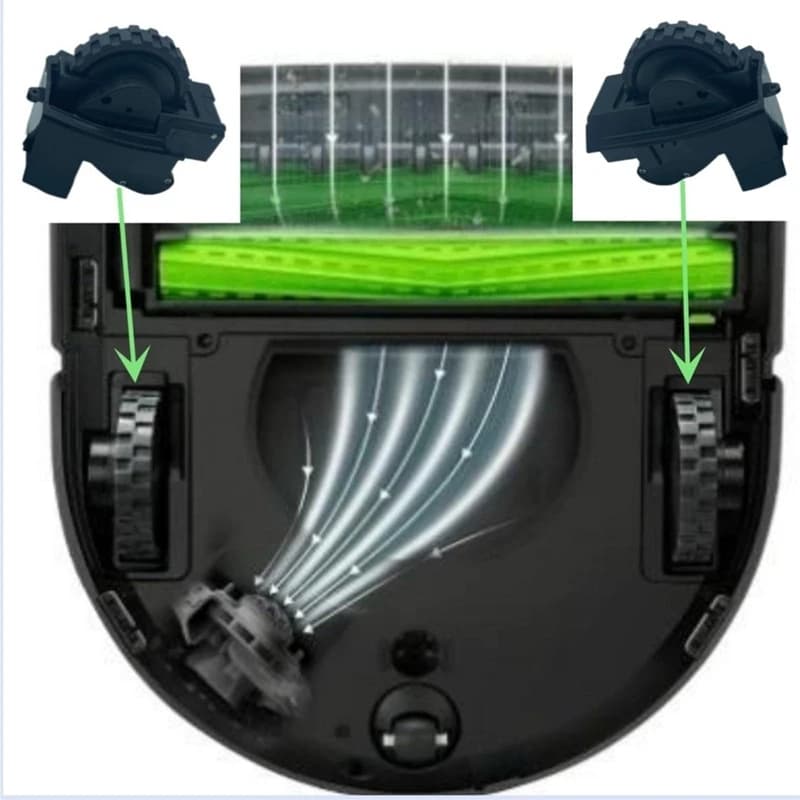 MIGLIOR modulo di montaggio ruota motrice sinistra e destra compatibile per Roomba S9 9150S9+ S9 Plus 9550 Robot aspirapolvere di ricambio