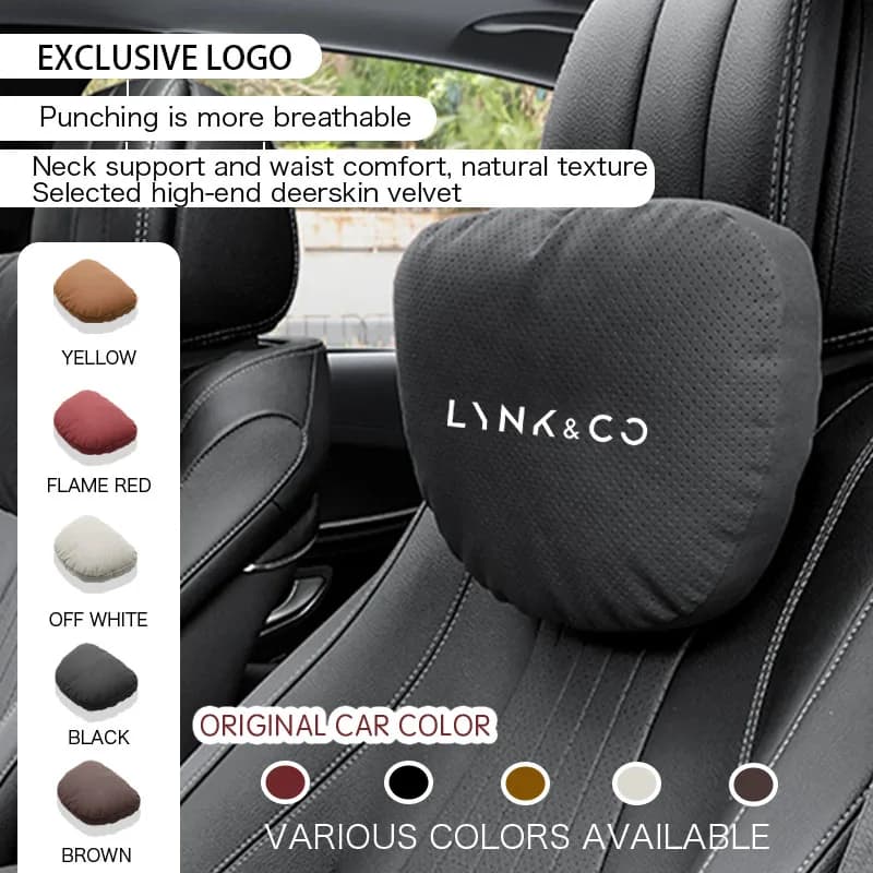 Per Lynk&Co Lynk Co LynkCo 01 PHEV M-P 08 EM-P 5 02 05 06 03 Z20 Accessori Auto Collo Poggiatesta Cuscino Sedile Lombare Colonna Vertebrale proteggere