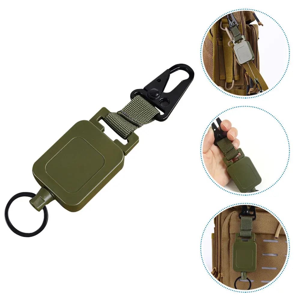 Mosque Retractable Plastic and Metal Resistant Multipurpose for Open Sports, Hiking, Camping, Fishing, Keyring