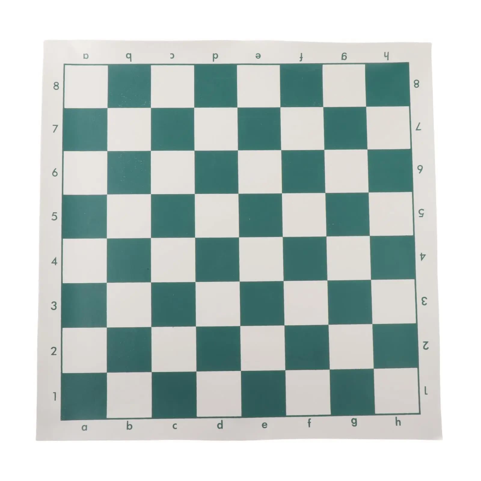 Folding Tournament Chess Board Outdoor Travel Roll-up Mat Set with Big Plastic Pieces Educational Family Board Games