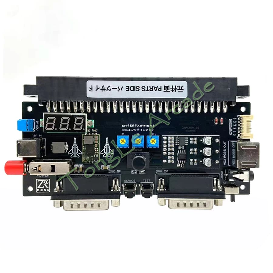 Convertitore Supergun V2.0 Cbox Jamma, Supporta il Commutamento dei Canali e la Regolazione della Tensione, Gamepad DB15 per Scheda Base Giochi Arcade Retro