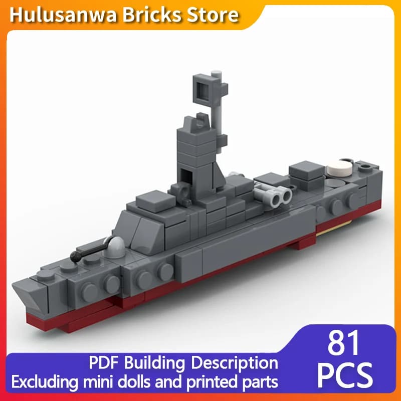 Victory Class Missile Corvette Model MOC Building Bricks War Equipment Modular Technology Gifts Holiday Assemble Children Toys