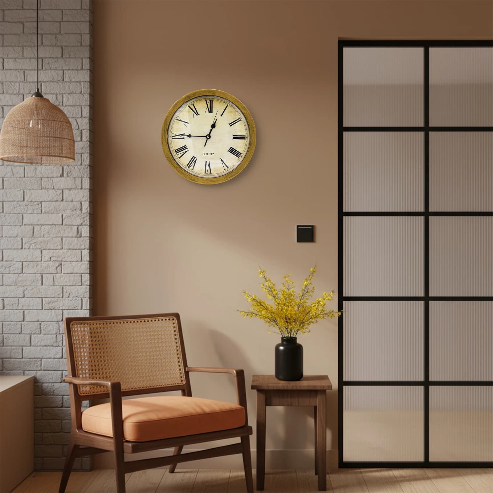 Wall clock with hidden safe Creative 10 inch wall clock Hidden safe Wall clock Safe box for cash jewels Valves