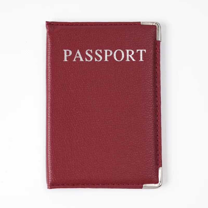 Passport Cover Id Card Holder Travel Essentials PU Leather DRID Passport Holder Multi Card Slot Passport Wallet Documents Case