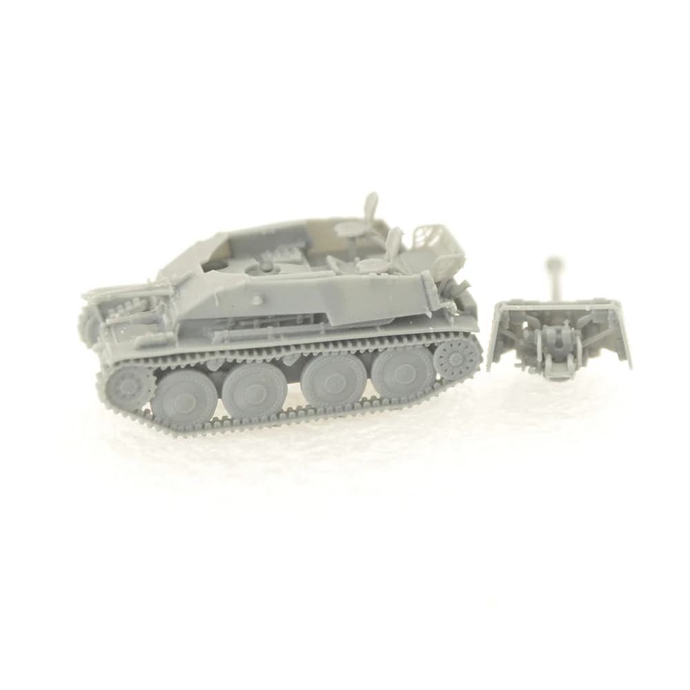 Tedesco 38T MarderIII Sd.Kfz.139[762MM]Distruttore 1/144 1/200 SS725 1/350 1/700 Kit modello militare Modello statico in miniatura