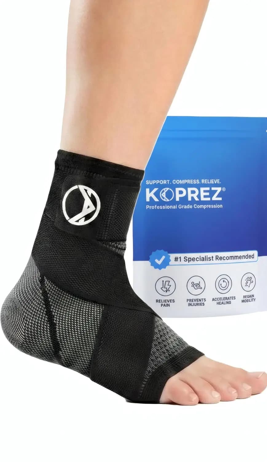 Supporto per Fascite Plantare - Calze Compressive per Caviglia per Donne e Uomini, Calze Antidolorifiche