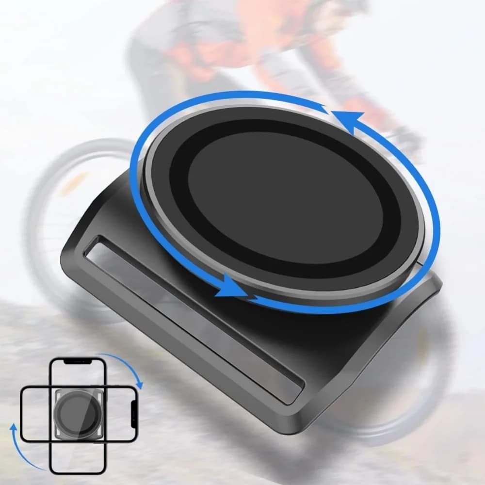 Magnetic Phone Holder with Portable Wrist Strap Outdoor Sports Cycling Running Arm Strap Phone Holder Mobile Phone Holder with Arm Magsafe