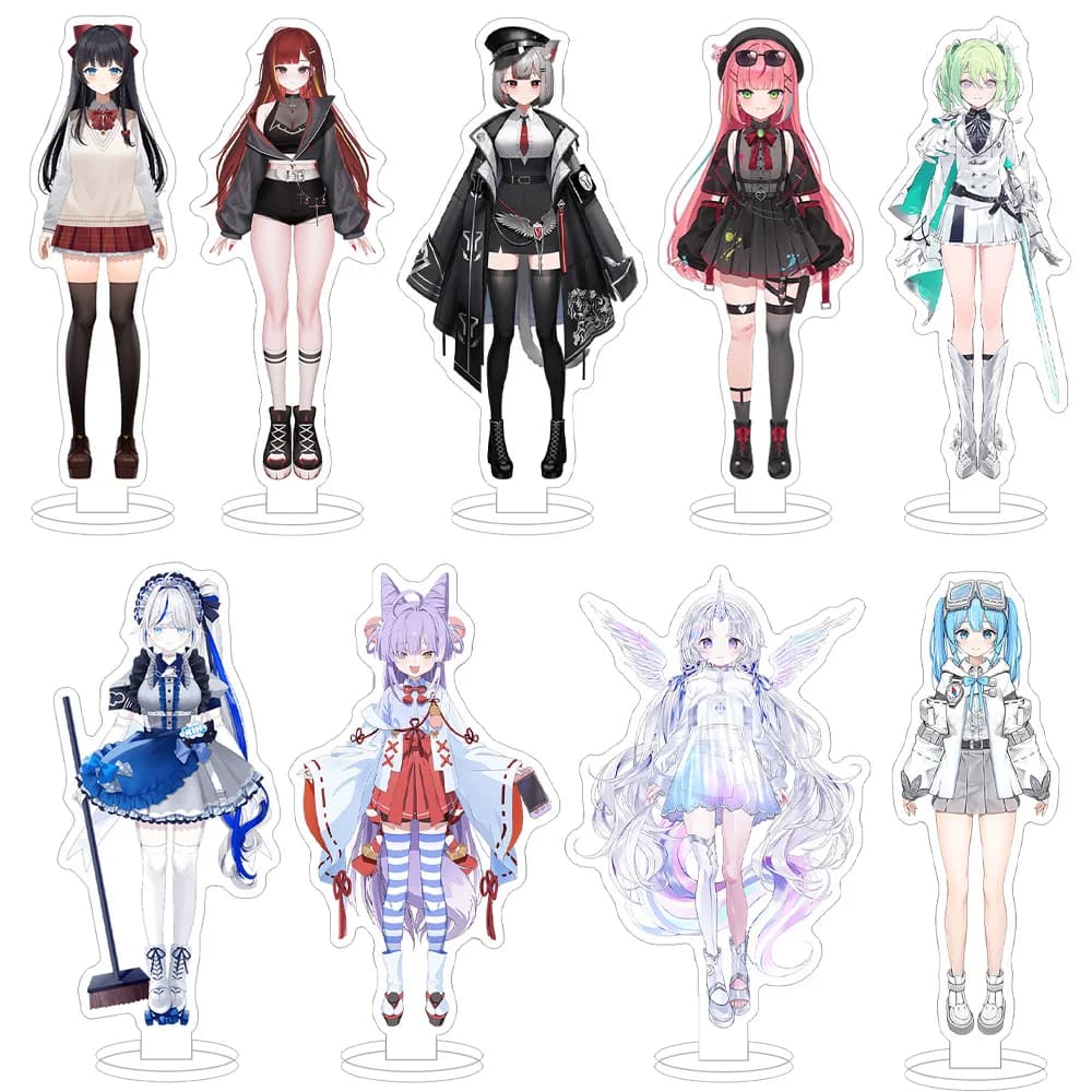 VTuber StelLive Ayatsuno yuni Shirayuki Hina Neneko Mashiro Akane lize Arahashi Tabi Tenko shibuki Anime Figura Supporto in acrilico
