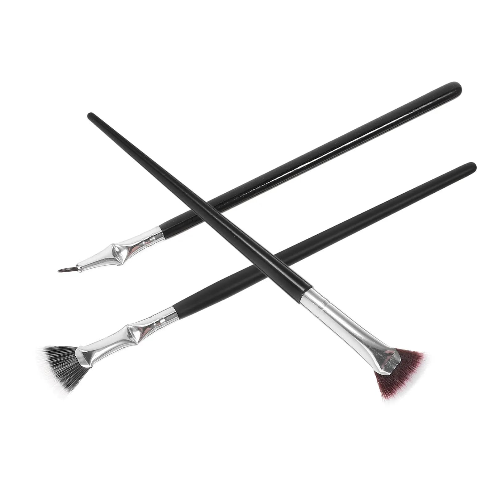 Set di 1 Pennello a Ventaglio per Ciglia, Applicatore di Precisione per Mascara Senza Grumi, Strumento per Trucco Occhi