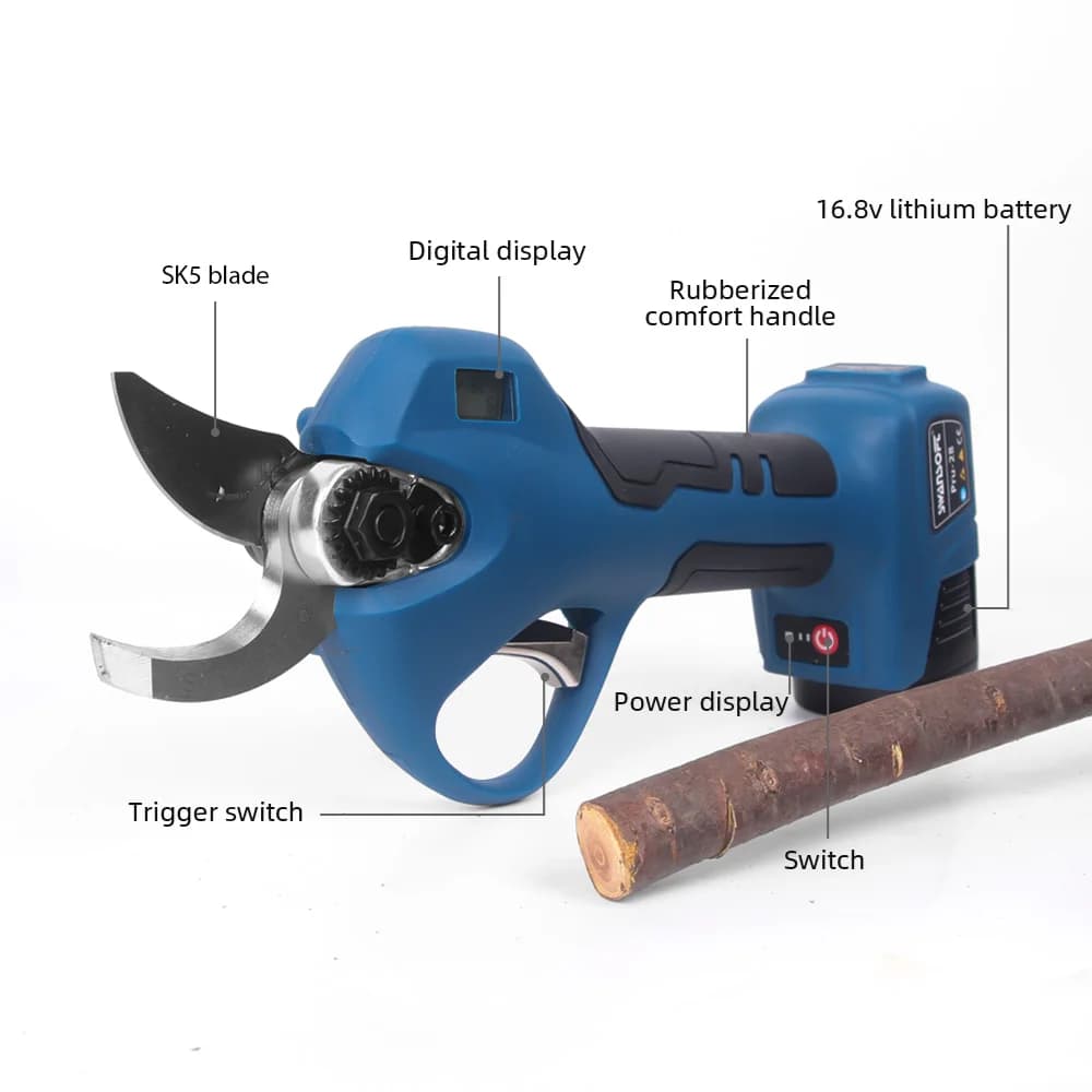 16.8V 2pc Lithium Ion Battery Coppers Scissors Garden Tool Cordless Potential Shears Secateur Potator Tree Bonsai Cutter