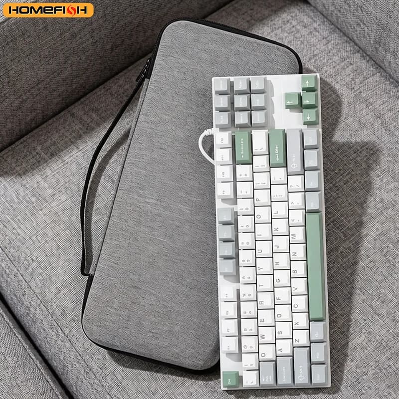 High-end keyboard EVA storage box for Bluetooth mechanical keyboards - Waterproof and shock-resistant storage bag