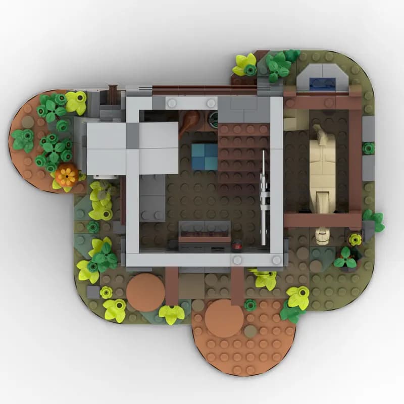 Mattoncini da Costruzione MOC, Castello Medievale, Casetta del Cavaliere Antico, Regali Tecnologici, Set di Giocattoli Fai-da-Te per Bambini
