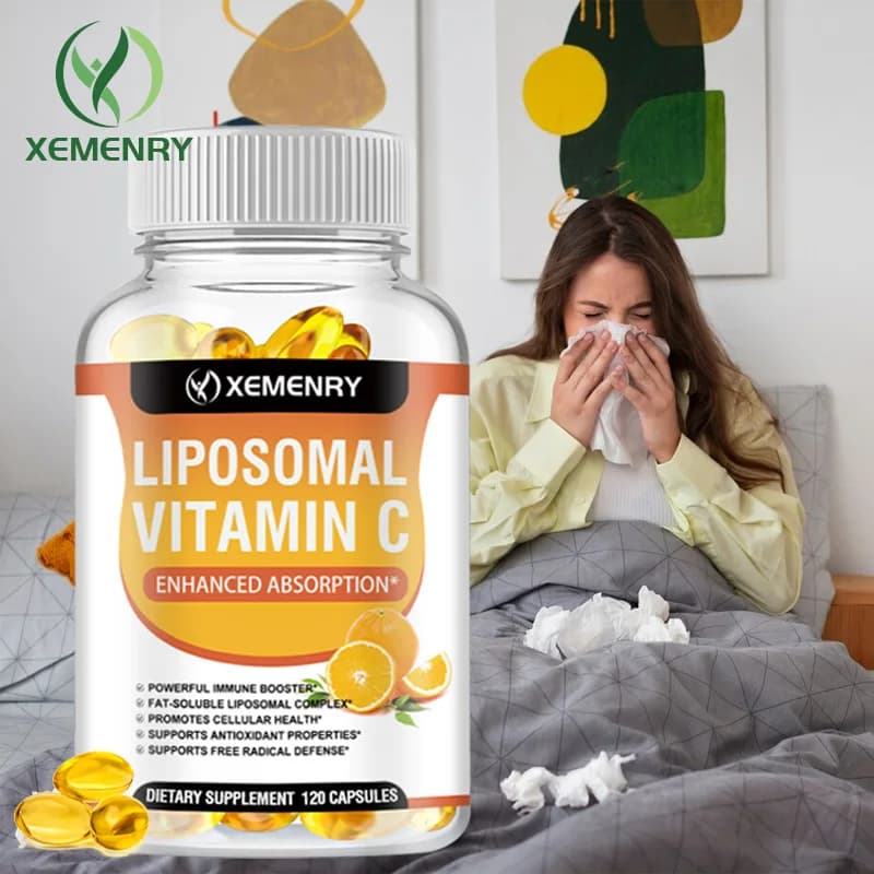 Liposomal supplement to vitamin C: highly absorbent for immune support, collagen production, heart health, brain and antioxidants