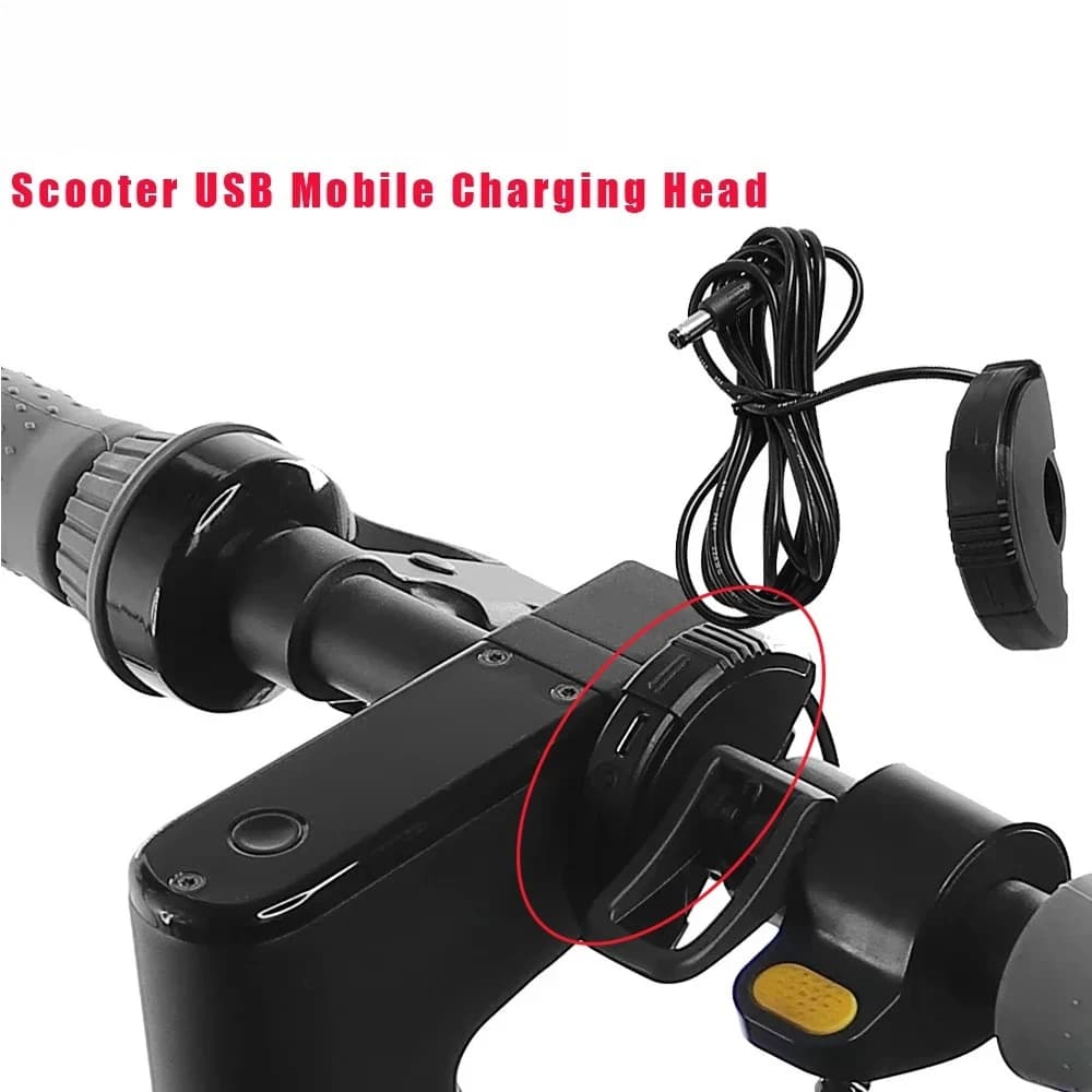Waterproof Socket XT60U-F Chargers Plug Adapters For Ninebot Max G30/G30D Usb Fast Charger Cell Phone Port Power Outlet Parts