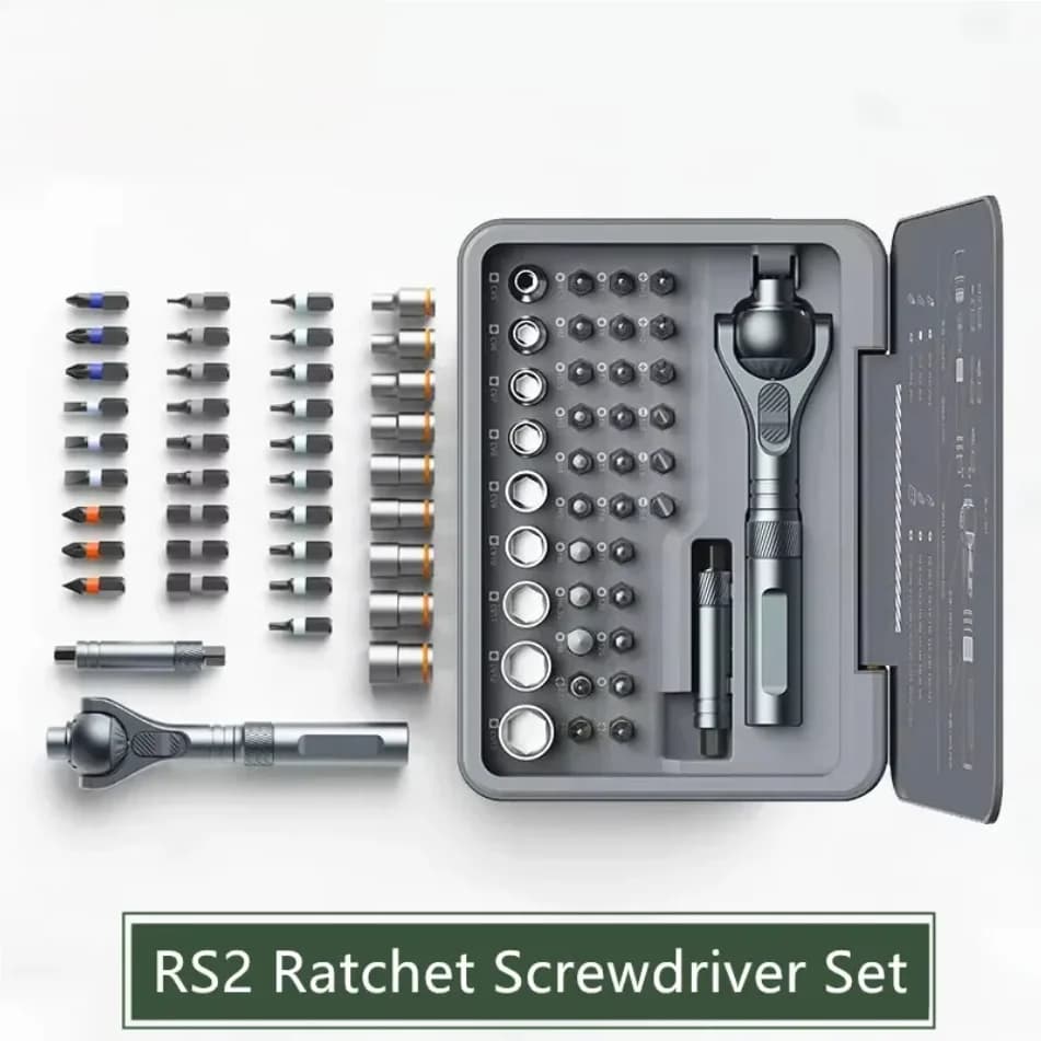 Atuman Set di cacciaviti magnetici a cricchetto 40 in 1 Kit di strumenti di riparazione di precisione portatile per mobili, computer, bicicletta
