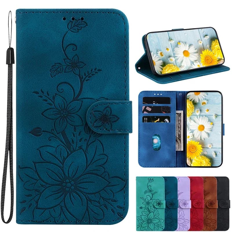 Custodia in pelle con slot per schede per Nokia C32 C22 C21 Plus C20 C10 C12 G10 20 G21 G11 PLUS G22 G60 G42 G300 Portafoglio Proteggi la copertura del telefono