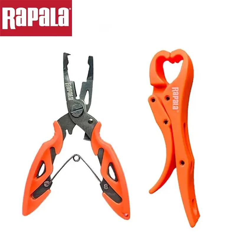 Rapala Mini clamp for bait/set controller for fish for fishing Multi-functional portable bait pliers Fishing tool PP + stainless steel