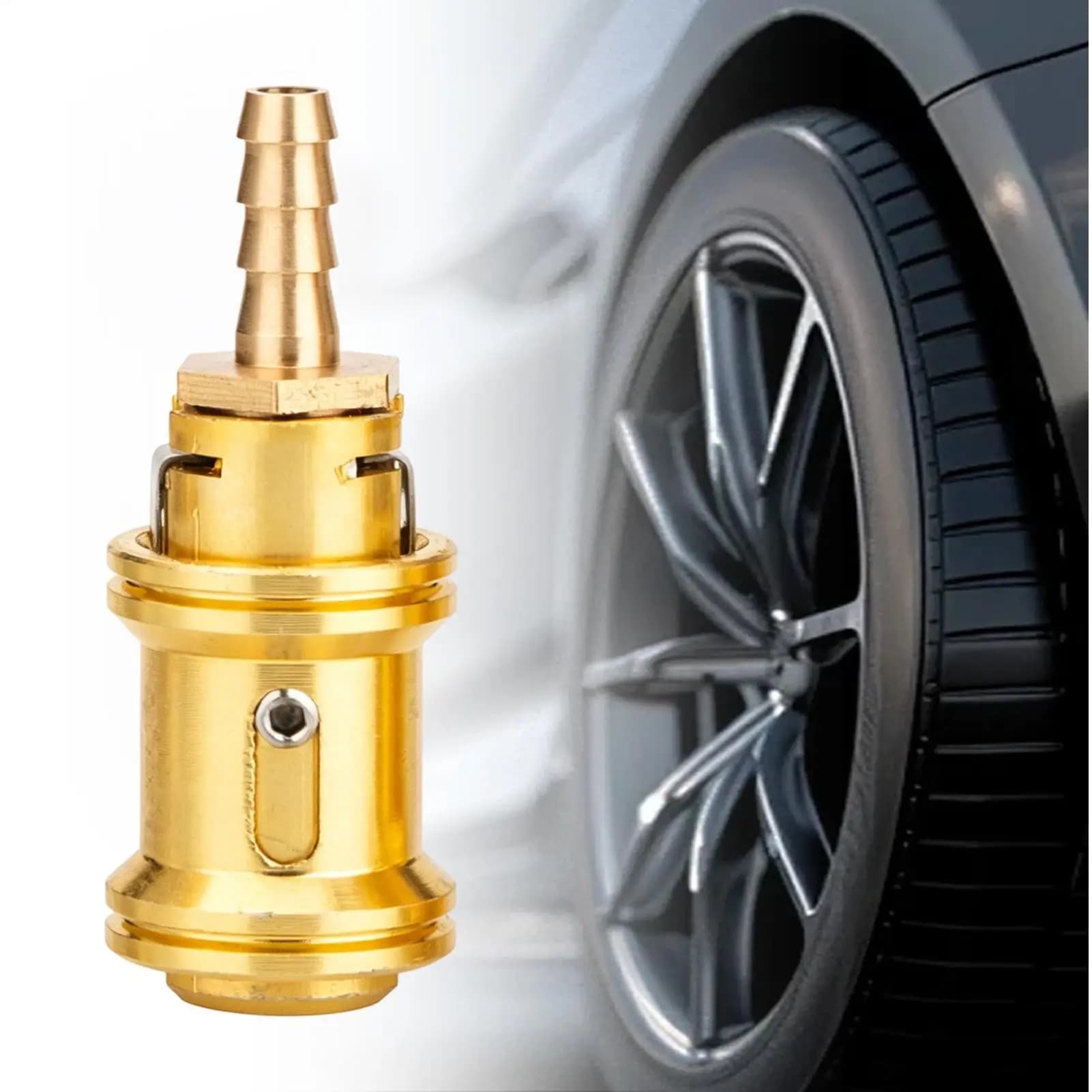 Tire Inflator Nozzle Leak-Proof Easy Maintenance Air Pump Replacement Nozzles For Vehicles Trailer RV Sedan Pickup Motorcycle