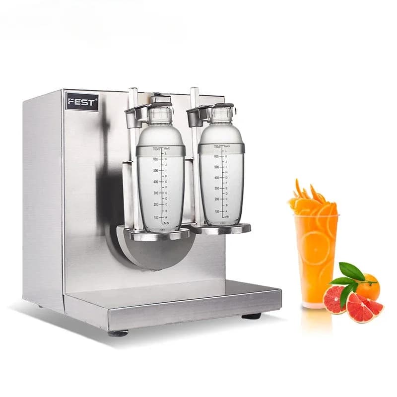 FEST shaker elettrico per frullati doppia bottiglie 500ml/700ml shaker automatico in acciaio inossidabile per cocktail