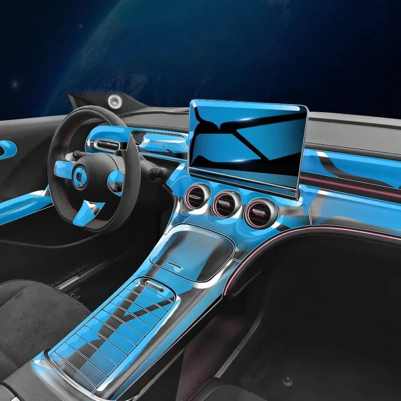 For Smart EIf 3 Windows control panel navigation central control film for auto accessories inside TPU transparent protective film