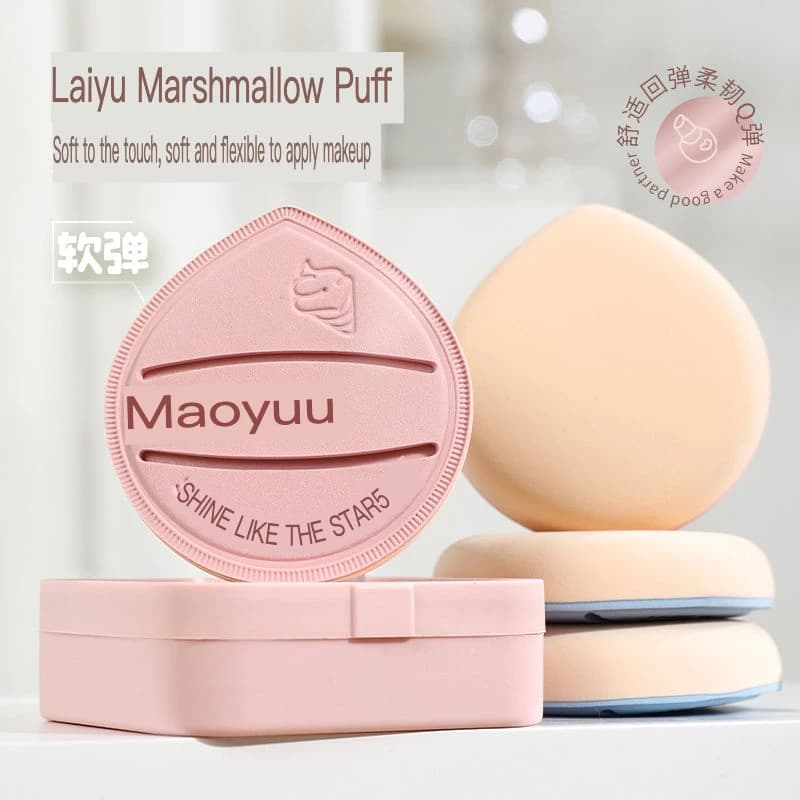 Soffio di polvere di zucchero filato al gelsomino Super morbido, non facile da mangiare, set di liquefazioni per fondotinta, trucco di bellezza secca, polvere speciale per uova