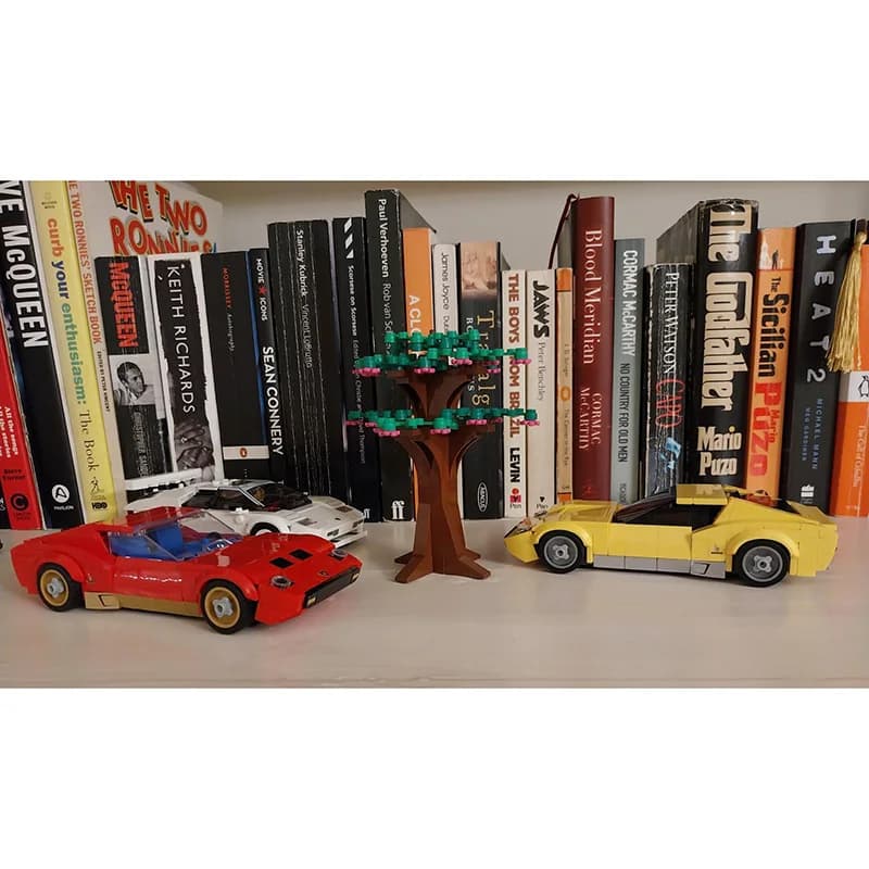 2025 NUOVO Set di Costruzioni Auto Classica Speed Champion, Modellino da Corsa in Mattoncini, Giocattolo Regalo per Bambini
