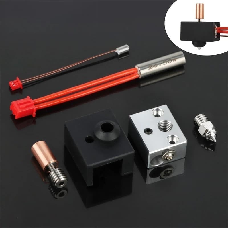 Accessori per stampante 3D Ender3 S1 Genie Testina di stampa Hot End Kit Rame Titanio Bimetal Pro Edition
