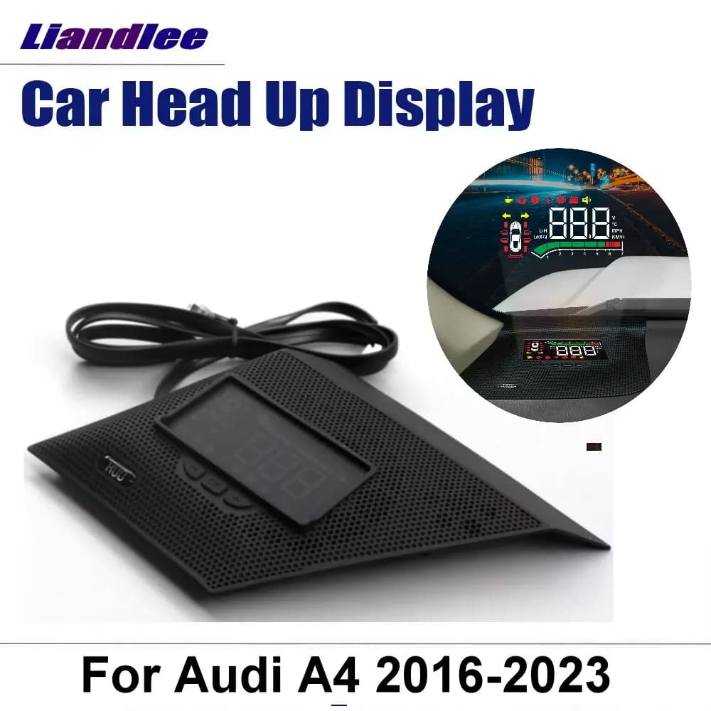 Display Head-Up HUD per Audi A4 (B9/8W) 2016-2023, Schermo LED Automatico, Proiettore sul Parabrezza, Accessori Elettronici