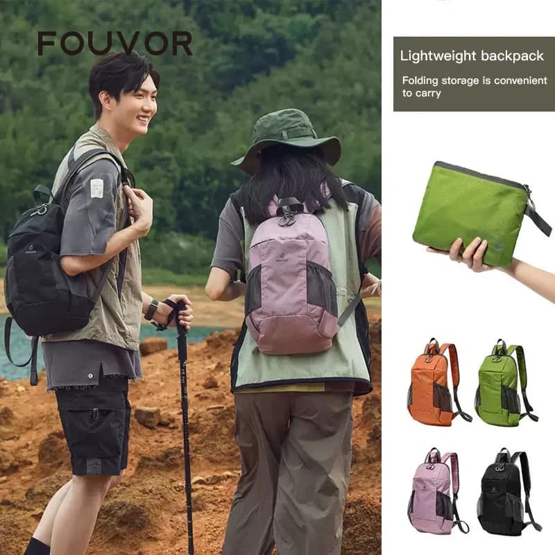 FOUVOR Waterproof Outdoor Hiking Backpack Women Lightweight 2026 Sports Rucksack Portable Travel Daypack Men School Bags 3037-03
