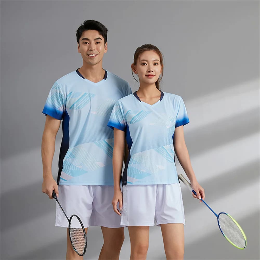 Pantaloncini da Badminton da uomo pantaloncini da donna camicia da volano gonna uniforme da squadra traspirante abbigliamento sportivo ad asciugatura rapida tute da allenamento da Tennis