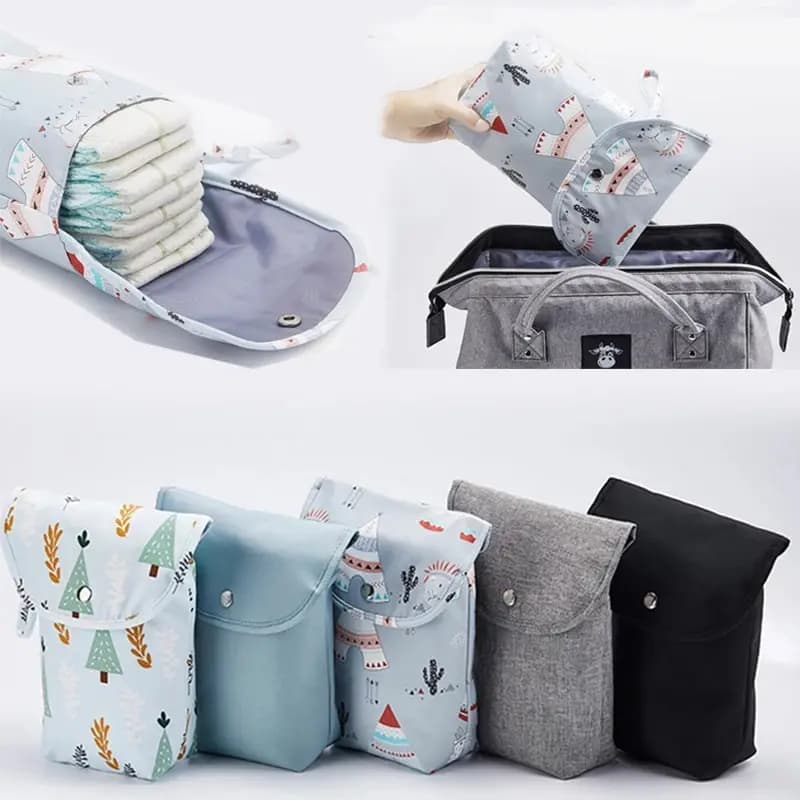 Borsa per pannolini per bambini impermeabile Wet Dry Pack custodia per mummia borsa per pannolini Organizer per pannolini inserto borsa per passeggino da viaggio borsa per il trasporto