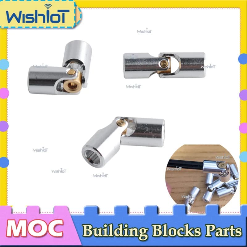 Metallo Universale Albero Connettore Comune MOC Tecnologia Building Blocks Parti 61903 Giocattoli Modifica Mattoni Meccanici Accessori